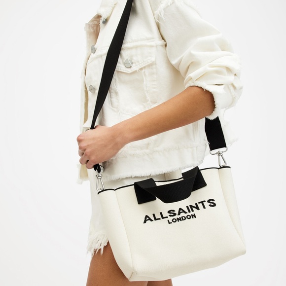Original All saints logo tote bag. Size M. Condition is good. - Picture 3 of 9